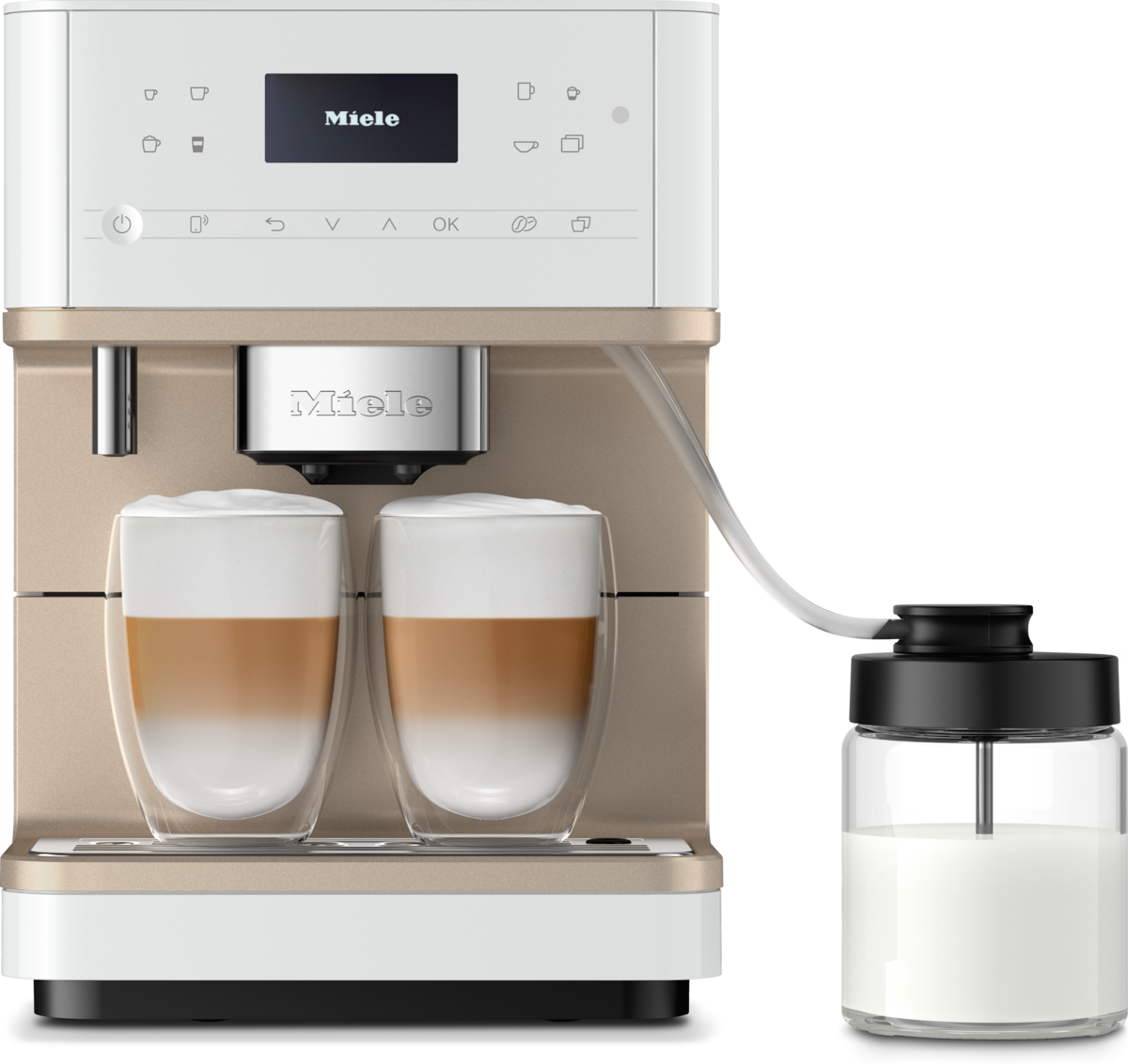 Miele CM 6360 MilkPerfection Lotosweiß