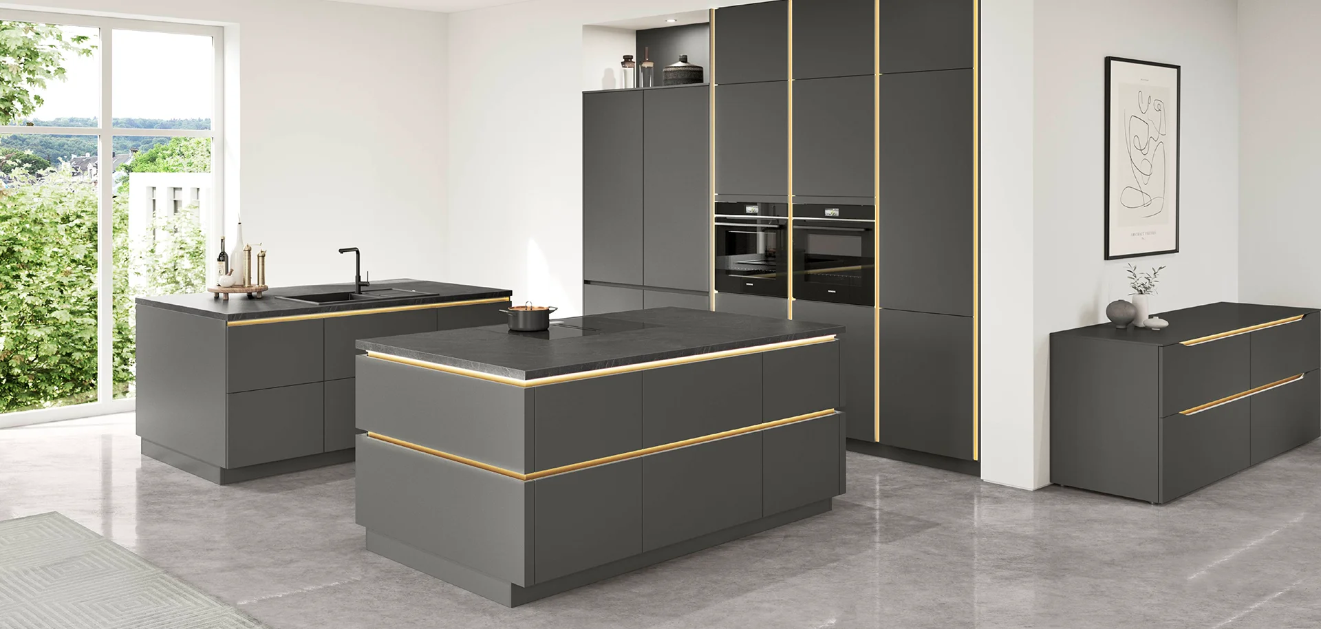 Grifflose Küchen LINE One von Nobilia: Neue Leichtigkeit – Nobilia Neuheiten (Bild 1)