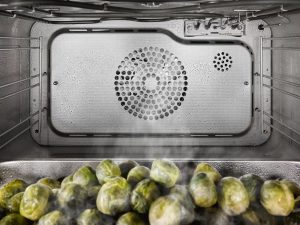 Dampf in Aktion – Beispielgericht im Garraum