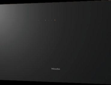 Miele Wandhaube mit schwarzer Glasfront – Designansicht