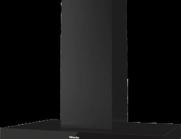 Miele Inselhaube in Schwarz – freihängende Lösung