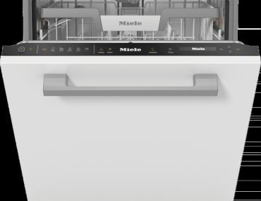 Miele Einbau-Geschirrspüler – integrierte Front, geöffnete Ansicht