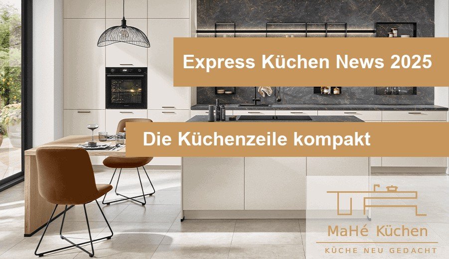 Die Küchenzeile: kompakt, geradlinig und ideal für kleine Räume – Express Küchen News 2025
