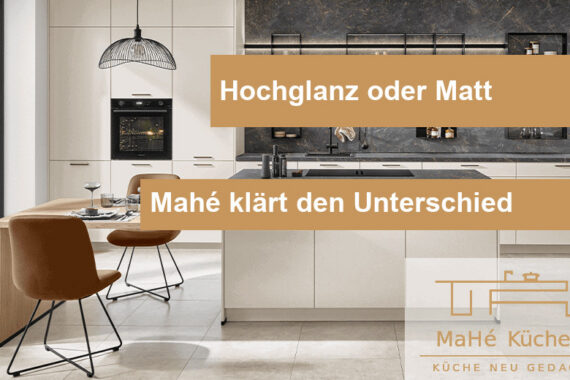 Hochglanz vs matt Ferienhaus — MaHé Küchen