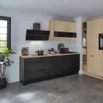 Nobilia Küchenblock Laser + Eiche Combo